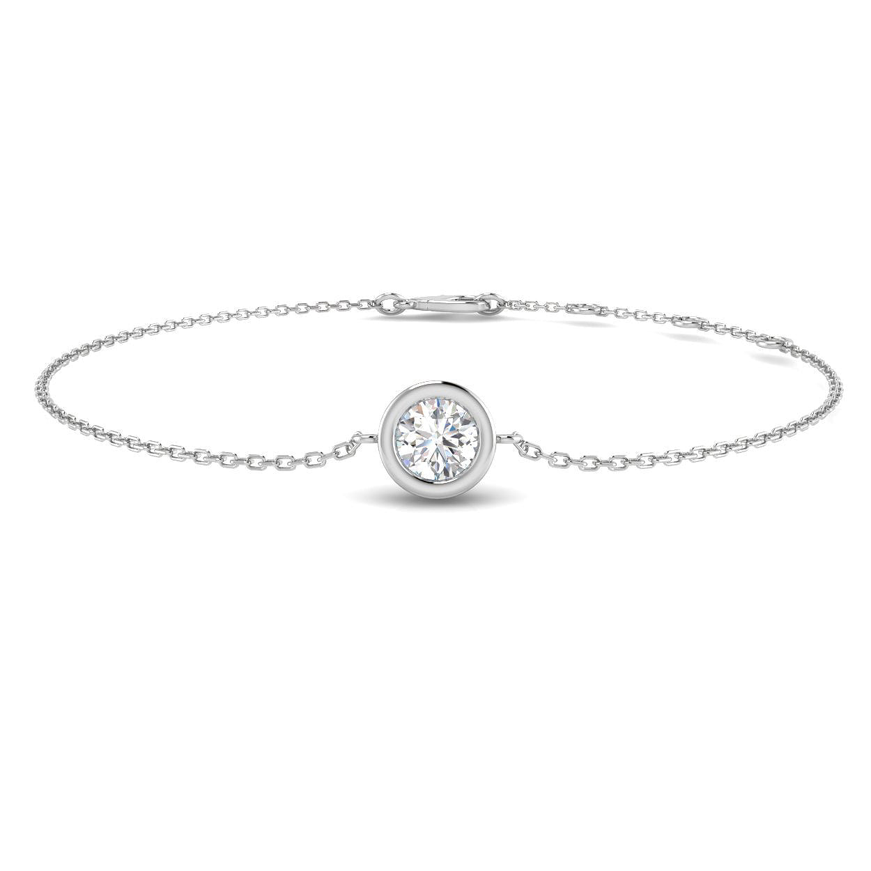 XYB1156 — Bracelet - 9k White Gold