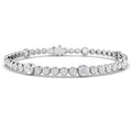 XYB1188 — Bracelet - 9k White Gold