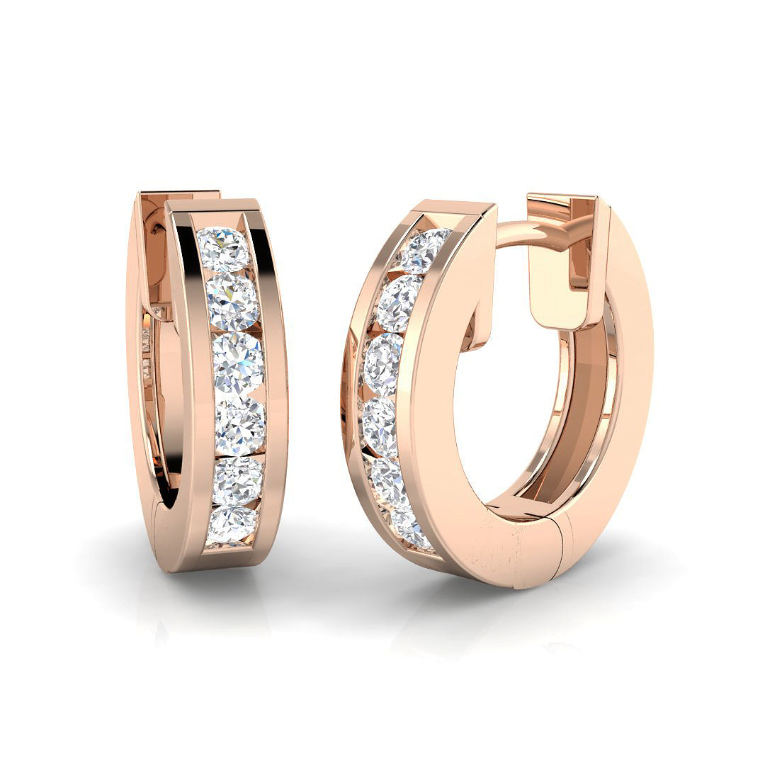 XYE0011 — Earrings - 9k Rose Gold