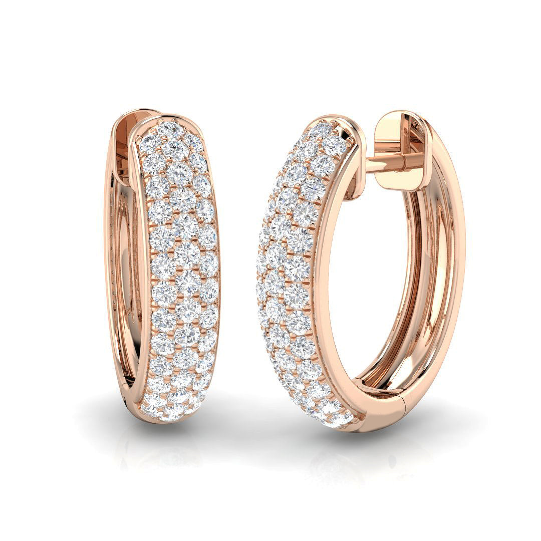 XYE0021 — Earrings - 9k Rose Gold