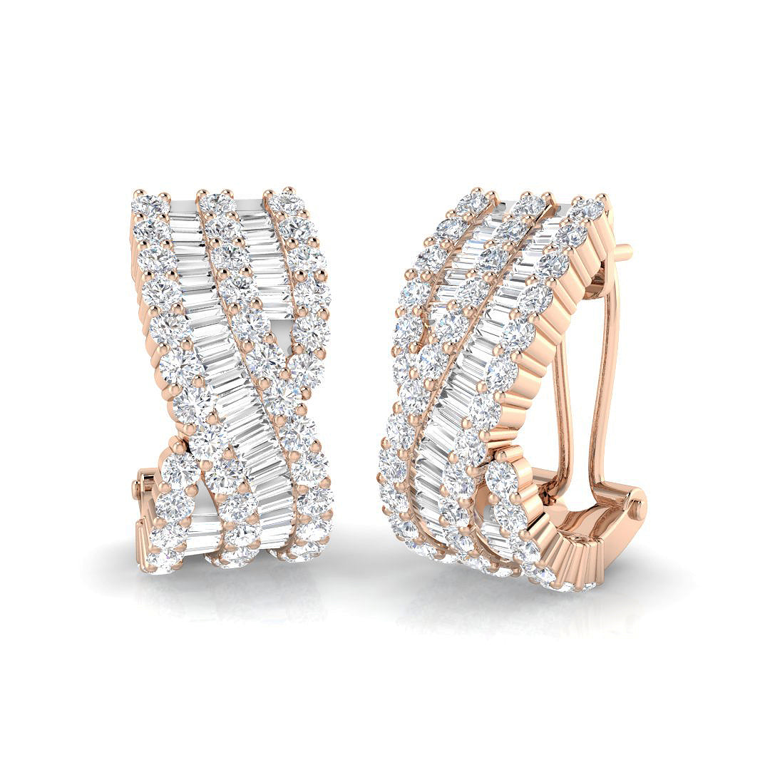XYE0572 — Earrings - 9k Rose Gold