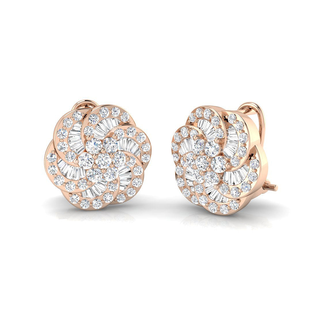 XYE0622 — Earrings - 9k Rose Gold