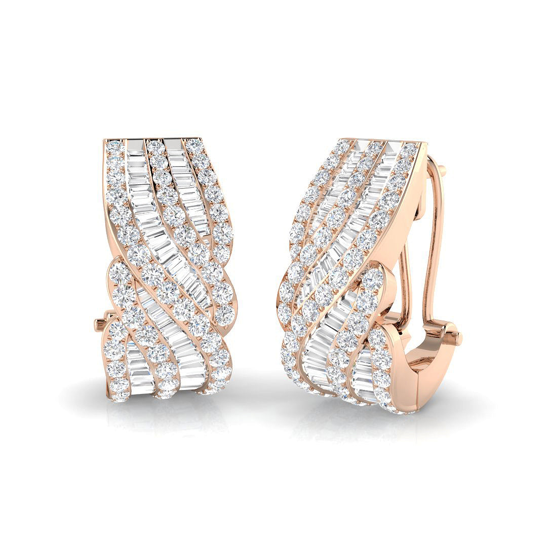 XYE1008 — Earrings - 9k Rose Gold