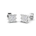 XYE1107 — Earrings - 9k White Gold