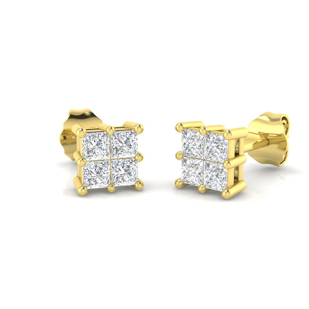 XYE1107 — Earrings - 9k Yellow Gold