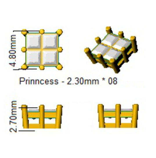 XYE1107 — Earrings - 9k Yellow Gold detail