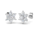 XYE1153 — Earrings - 9k White Gold