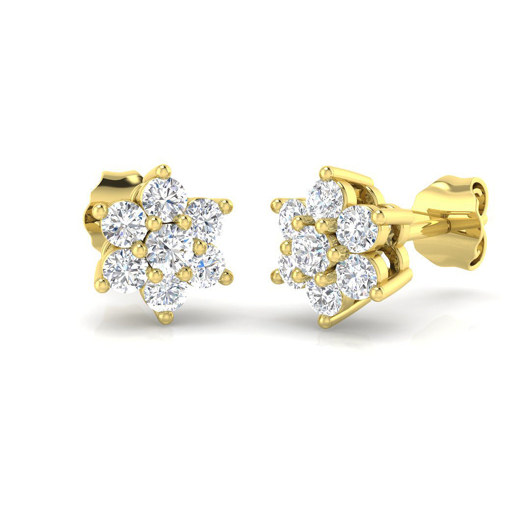 XYE1157 — Earrings - 9k Yellow Gold