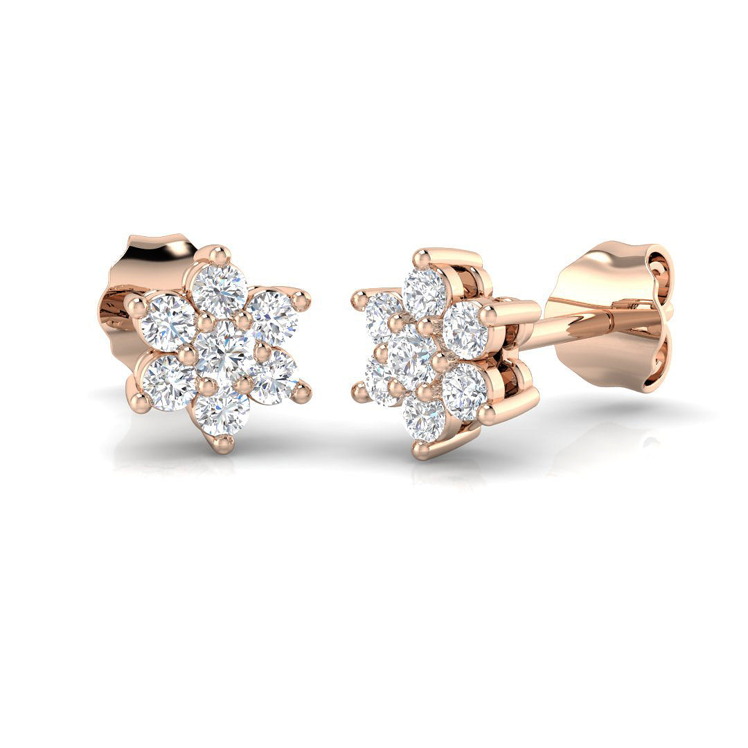 XYE1158 — Earrings - 9k Rose Gold