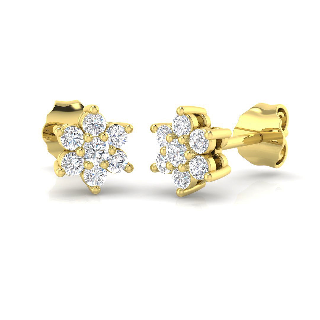 XYE1158 — Earrings - 9k Yellow Gold