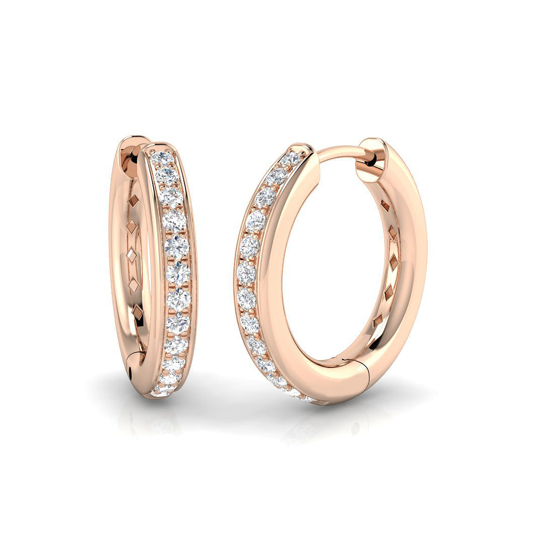 XYE1447 — Earrings - 9k Rose Gold