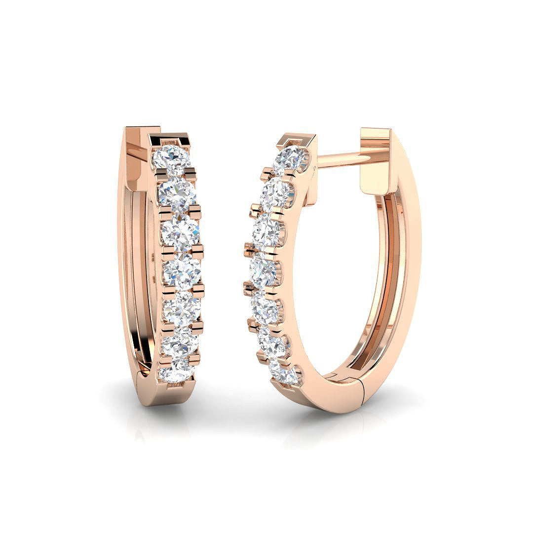 XYE1668 — Earrings - 9k Rose Gold
