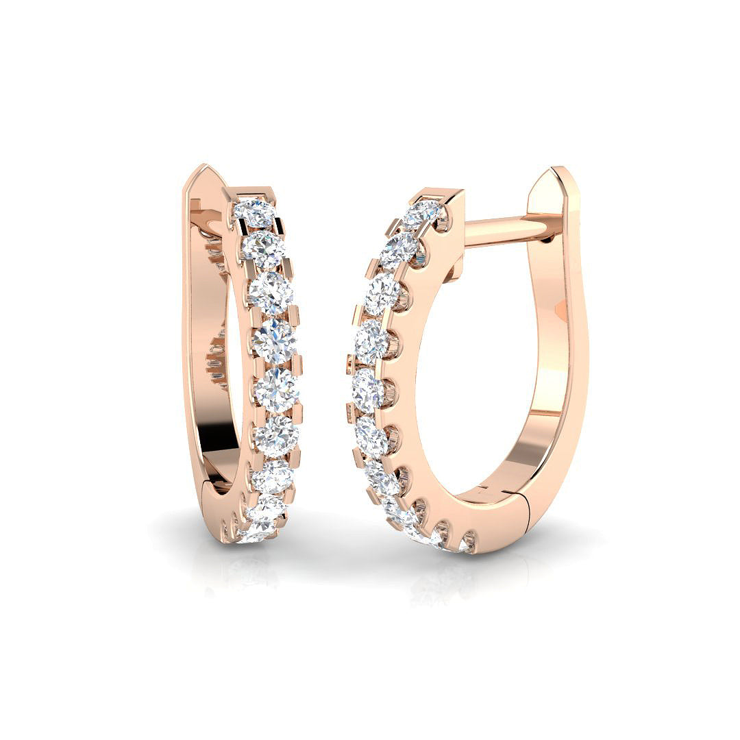 XYE1673 — Earrings - 9k Rose Gold