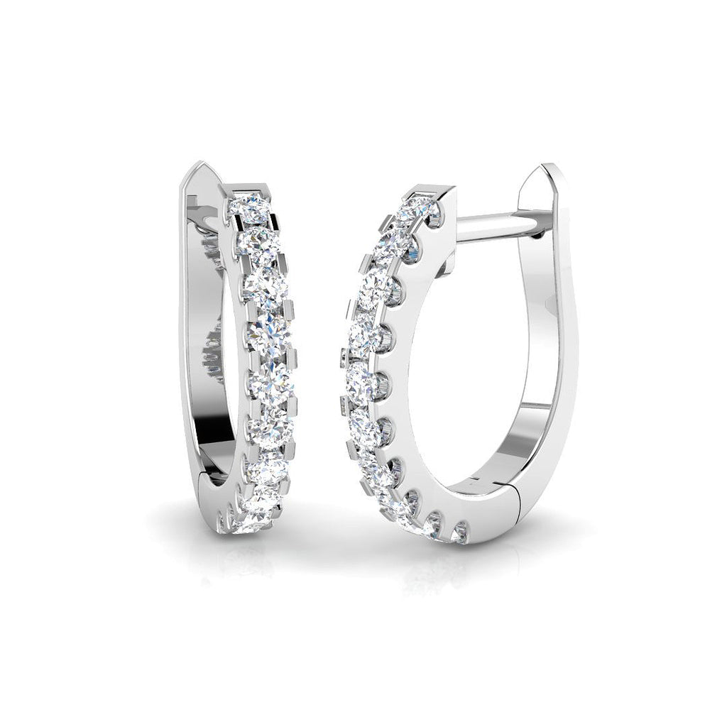 XYE1673 — Earrings - 9k White Gold