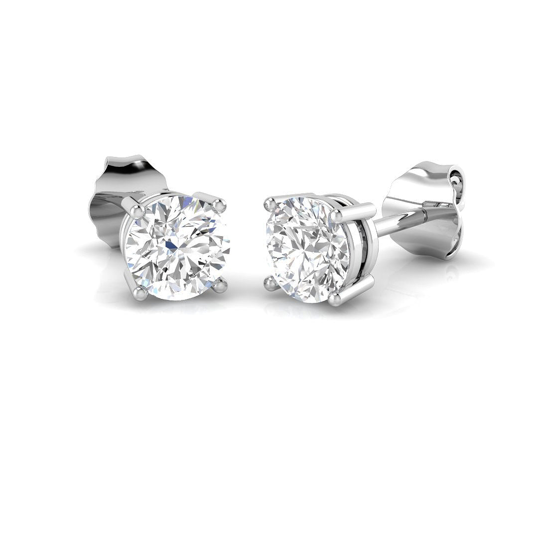 XYE1978 — Earrings - 9k White Gold