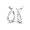 XYE20016 — Earrings - 9k White Gold