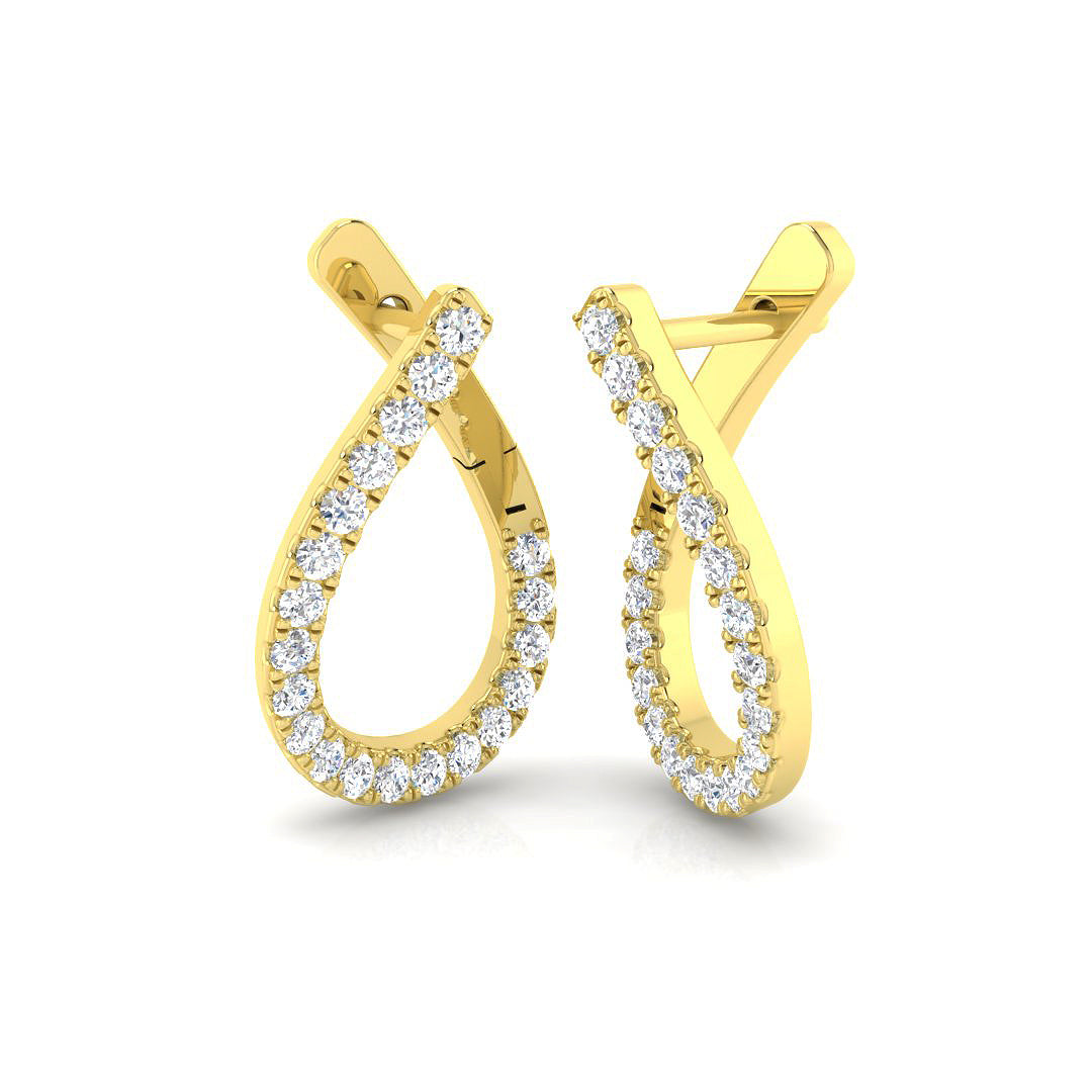 XYE20016 — Earrings - 9k Yellow Gold