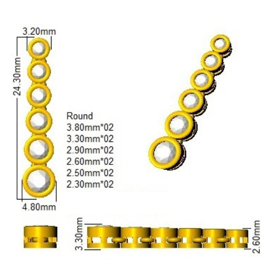 XYE20145 — Earrings - 9k Yellow Gold detail