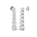 XYE20145 — Earrings - 9k White Gold