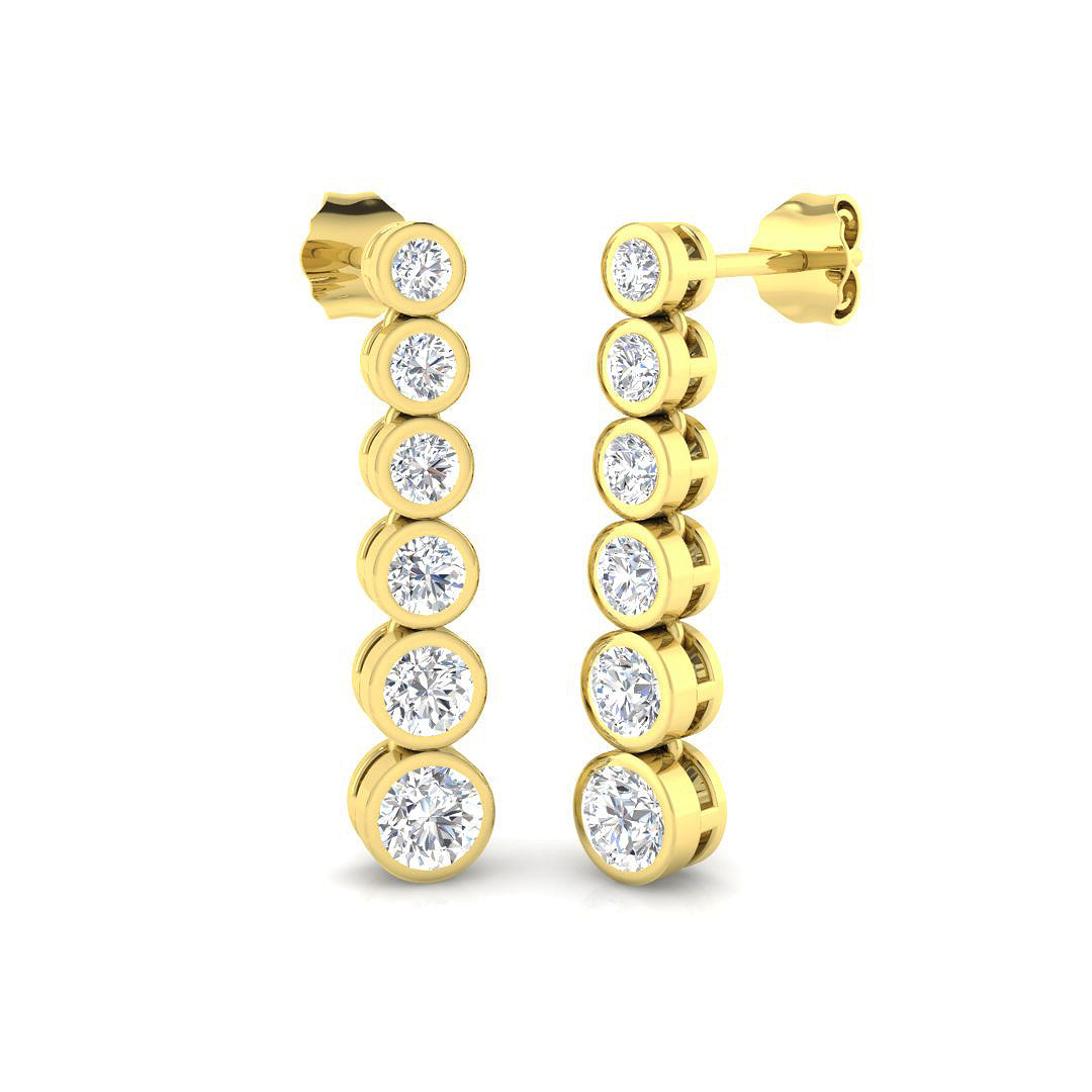 XYE20145 — Earrings - 9k Yellow Gold