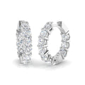 XYE2068 — Earrings - 9k White Gold