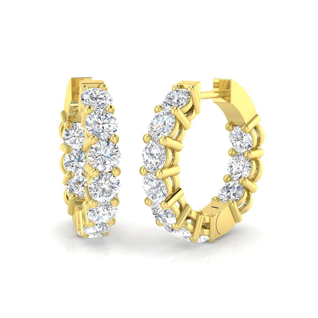 XYE2068 — Earrings - 9k Yellow Gold