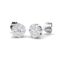 XYE2097A — Earrings - 9k White Gold