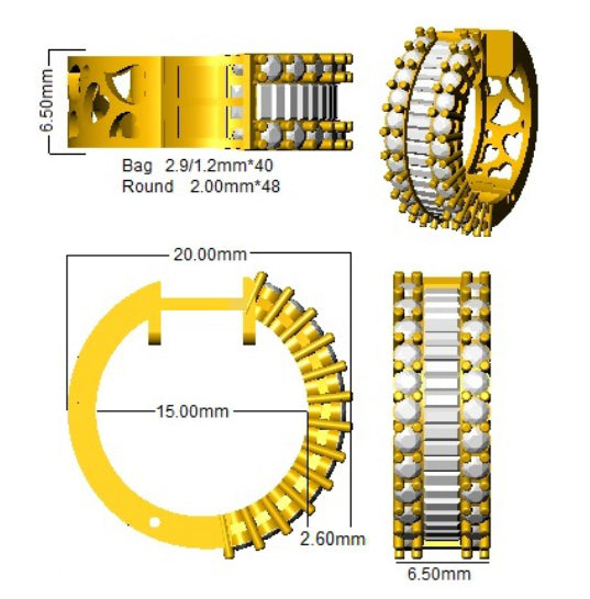 XYE2199 — Earrings - 9k Yellow Gold detail