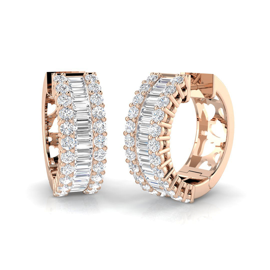 XYE2199 — Earrings - 9k Rose Gold