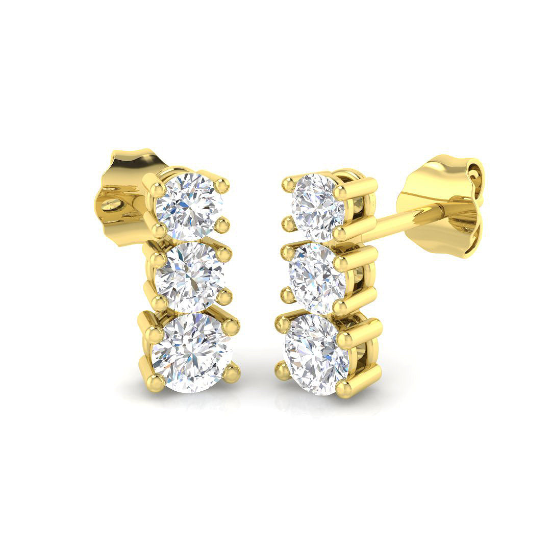 XYE2419 — Earrings - 9k Yellow Gold