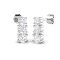 XYE2422 — Earrings - 9k White Gold