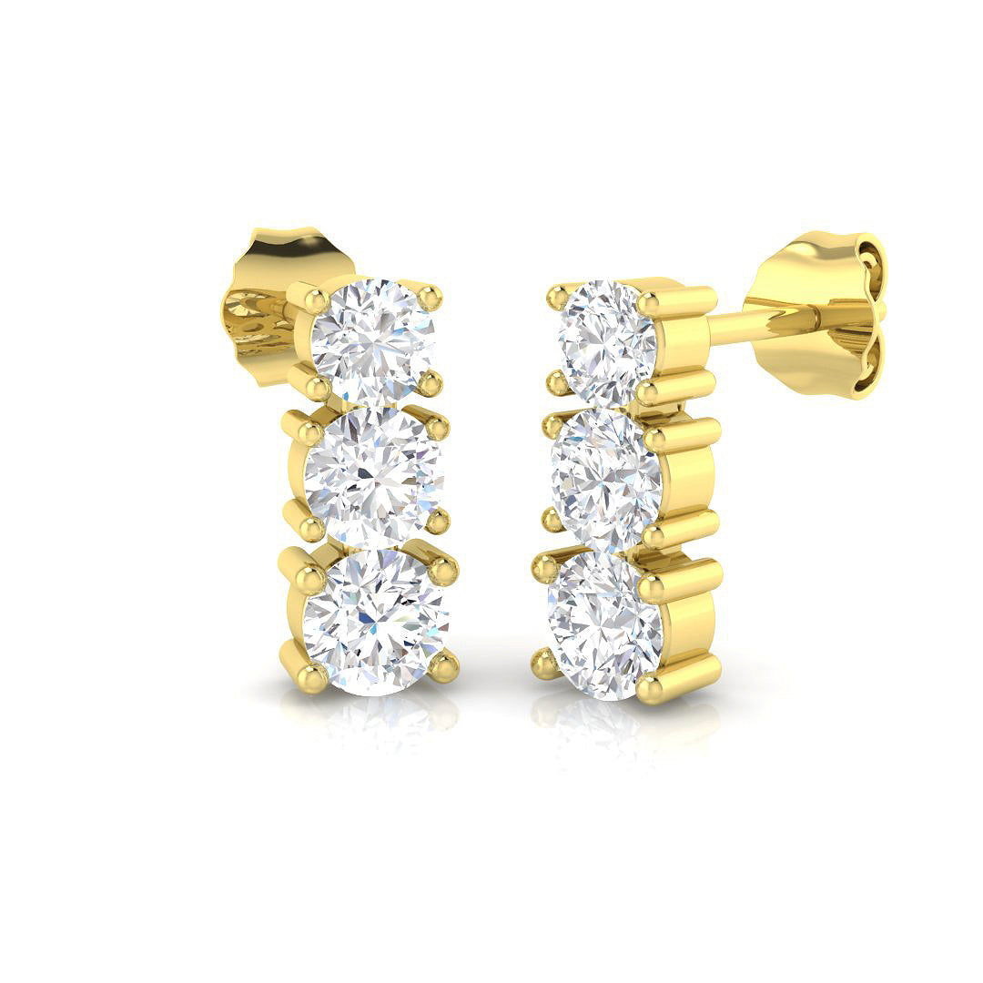 XYE2422 — Earrings - 9k Yellow Gold