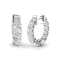 XYE2495 — Earrings - 9k White Gold
