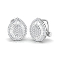 XYE2555 — Earrings - 9k White Gold