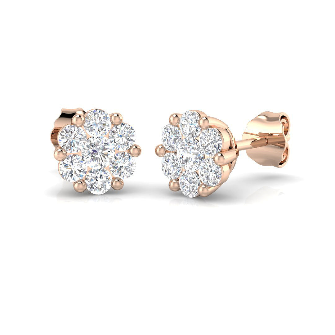XYE2577 — Earrings - 9k Rose Gold
