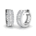 XYE2615D — Earrings - 9k White Gold
