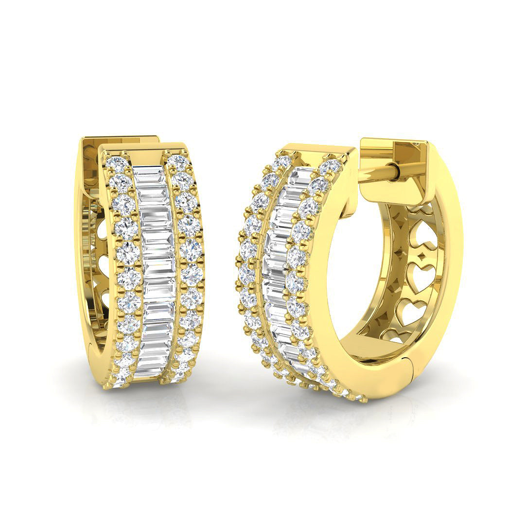 XYE2615D — Earrings - 9k Yellow Gold