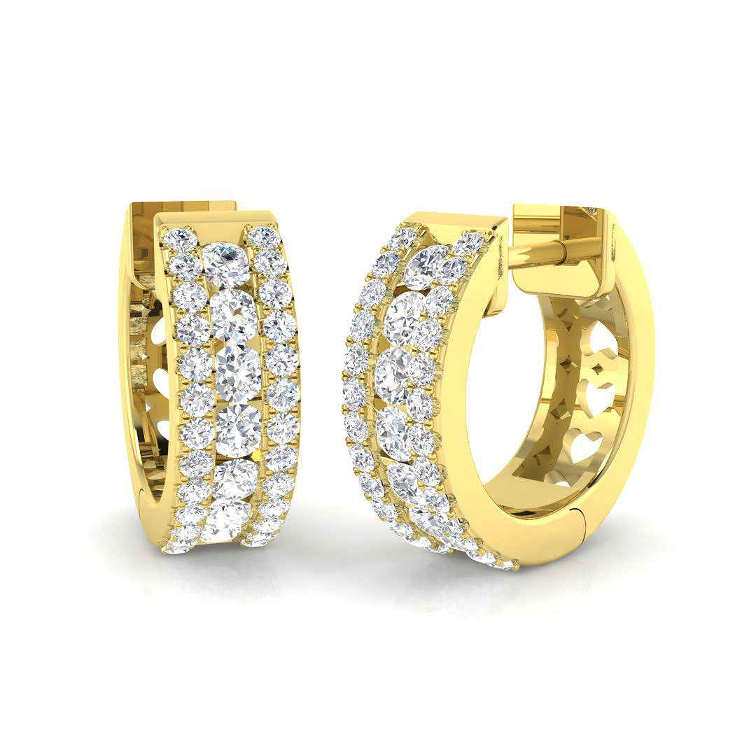 XYE2615R — Earrings - 9k Yellow Gold
