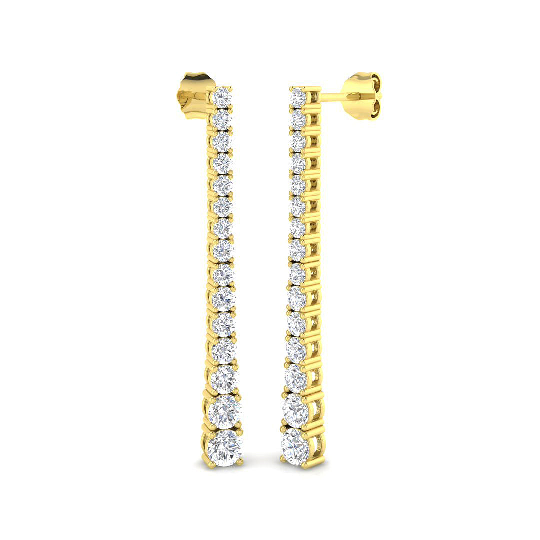 XYE2634 — Earrings - 9k Yellow Gold