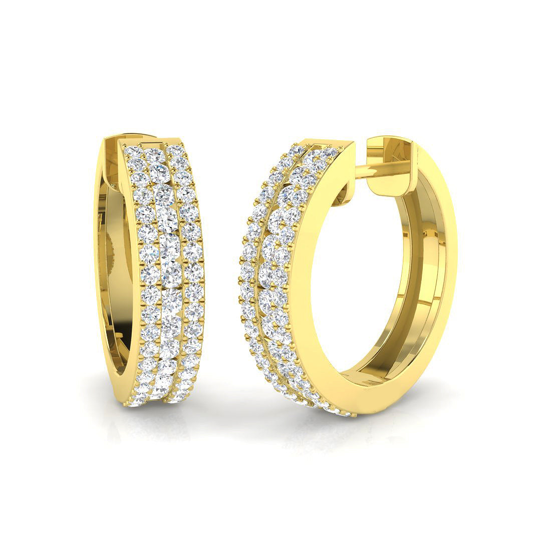 XYE2696 — Earrings - 9k Yellow Gold