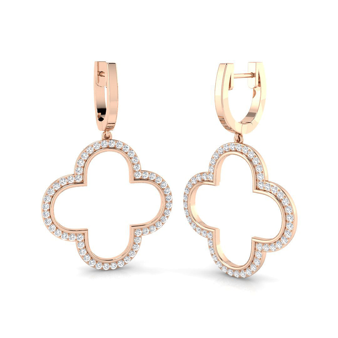 XYE2704 — Earrings - 9k Rose Gold