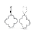 XYE2704 — Earrings - 9k White Gold
