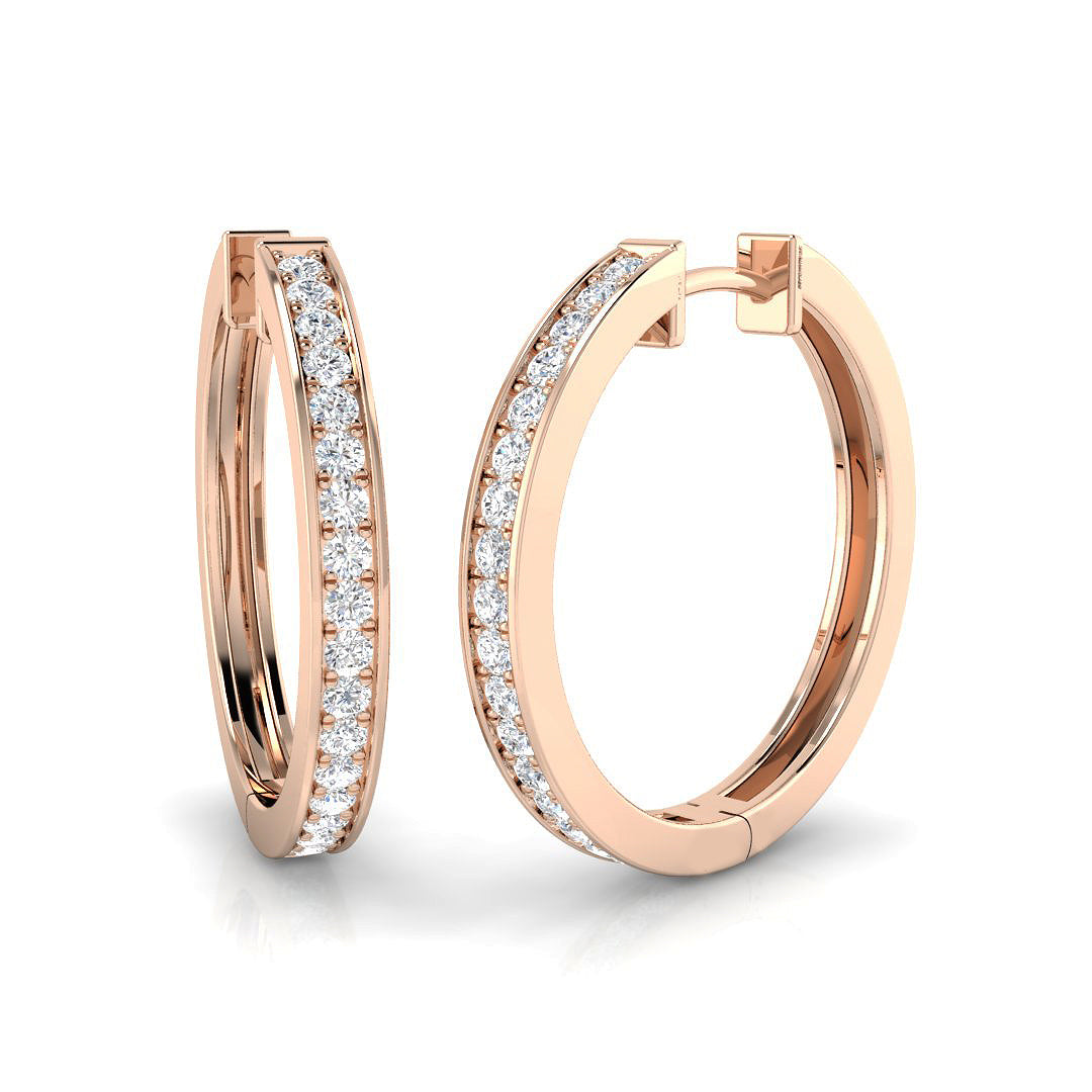 XYE2712 — Earrings - 9k Rose Gold