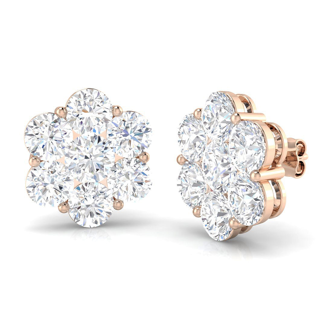XYE2738 — Earrings - 9k Rose Gold