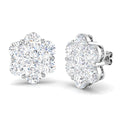 XYE2738 — Earrings - 9k White Gold
