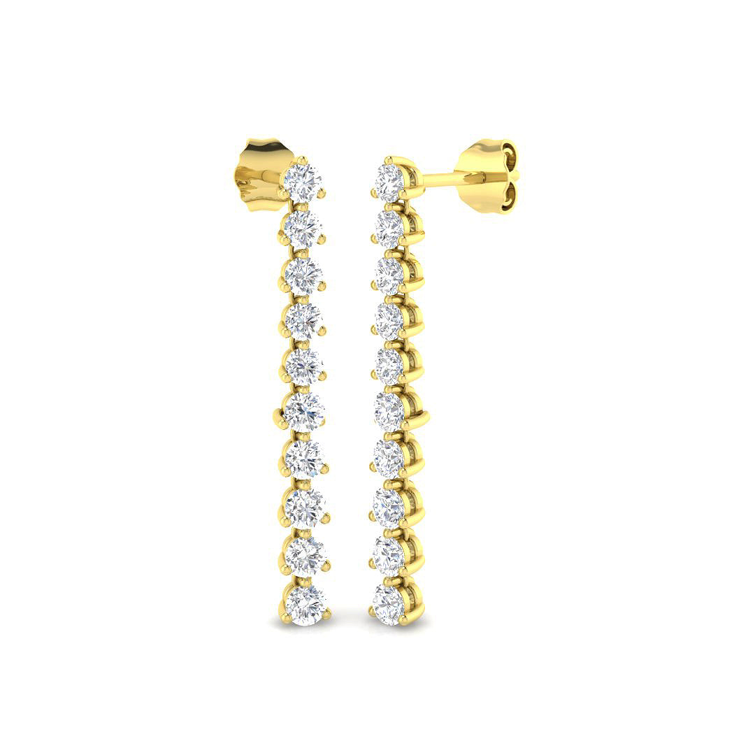 XYE2776 — Earrings - 9k Yellow Gold