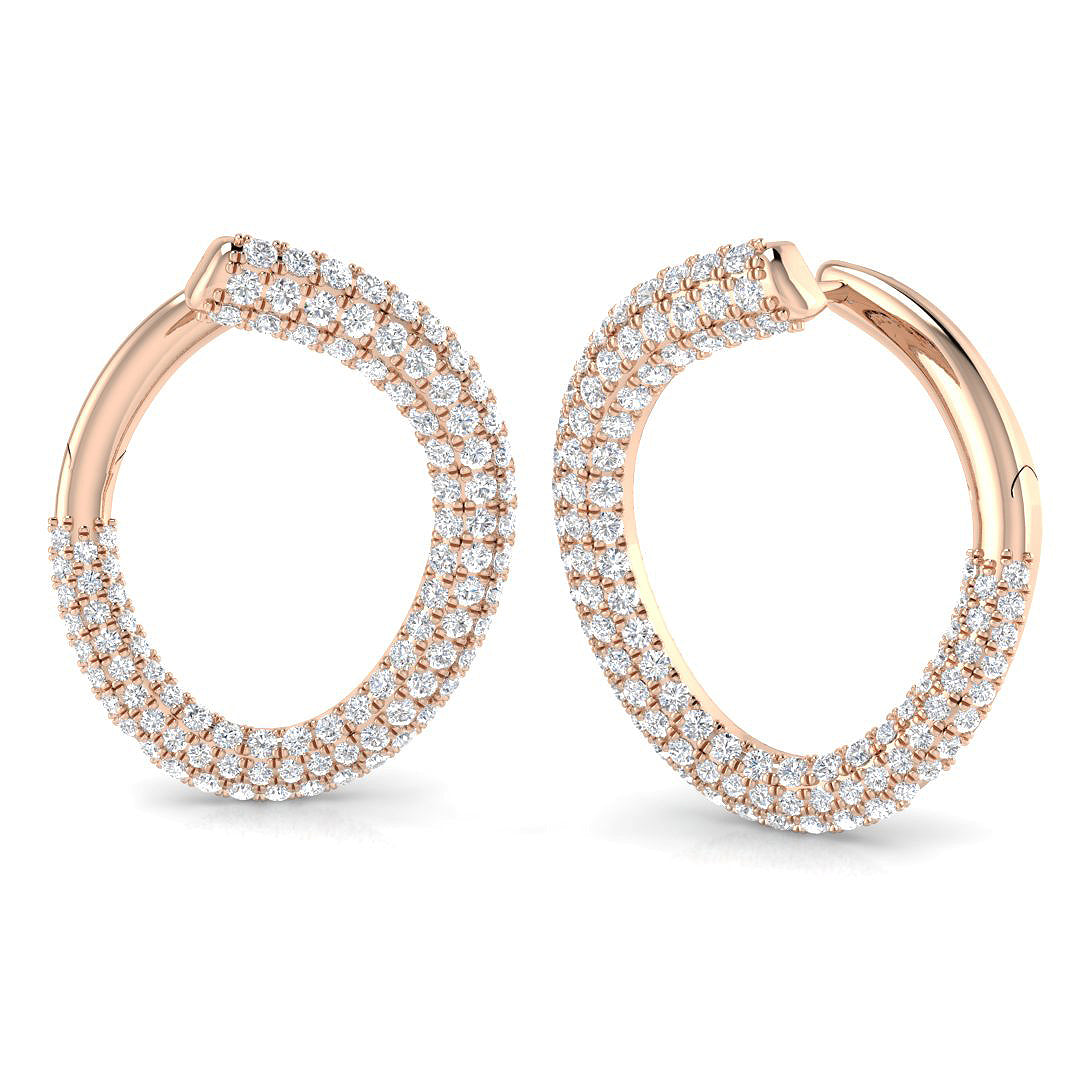 XYE2780 — Earrings - 9k Rose Gold