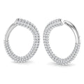 XYE2780 — Earrings - 9k White Gold