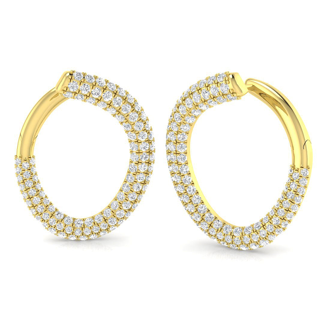 XYE2780 — Earrings - 9k Yellow Gold