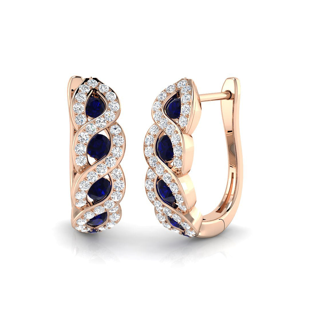 XYE2866 — Earrings - 9k Rose Gold
